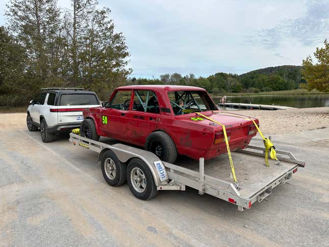 Image for article titled Here&#39;s How My Honda-Powered Lada With A BRZ Chassis Made It To The Empire Hill Climb