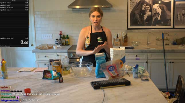 QTCinderella bakes cookings in under four minutes. 