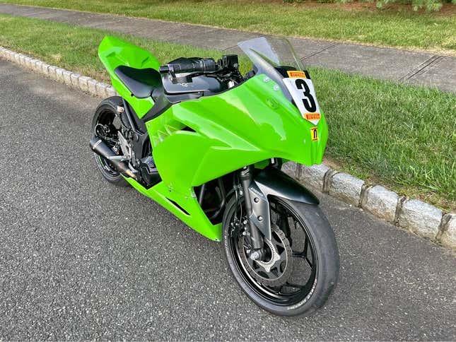 Image for article titled Toyota Starlet, Honda Civic Type R, Kawasaki Ninja Race Bike: The Dopest Cars I Found For Sale Online