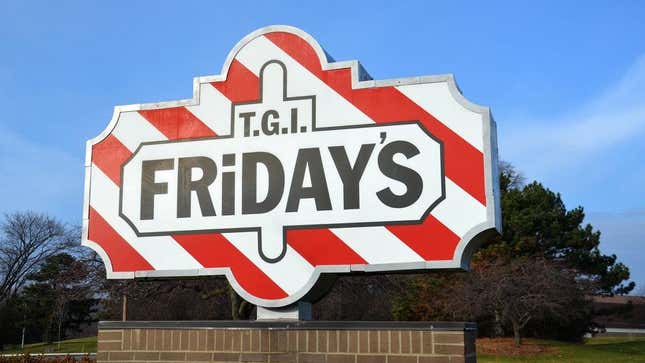 TGI Fridays sign