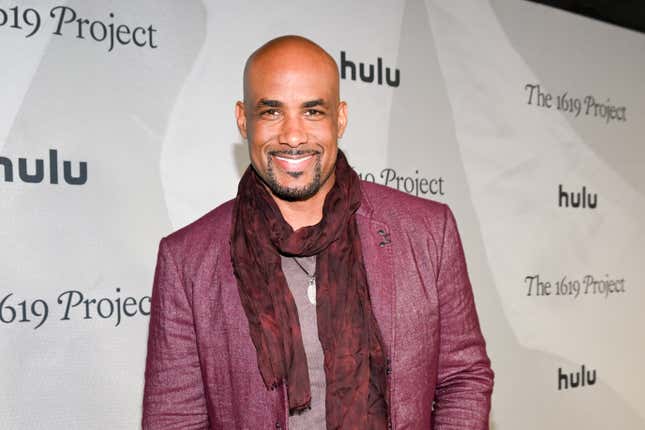 Boris Kodjoe at the Los Angeles red carpet premiere of Hulu’s “The 1619 Project” on January 26, 2023 in Los Angeles, California.