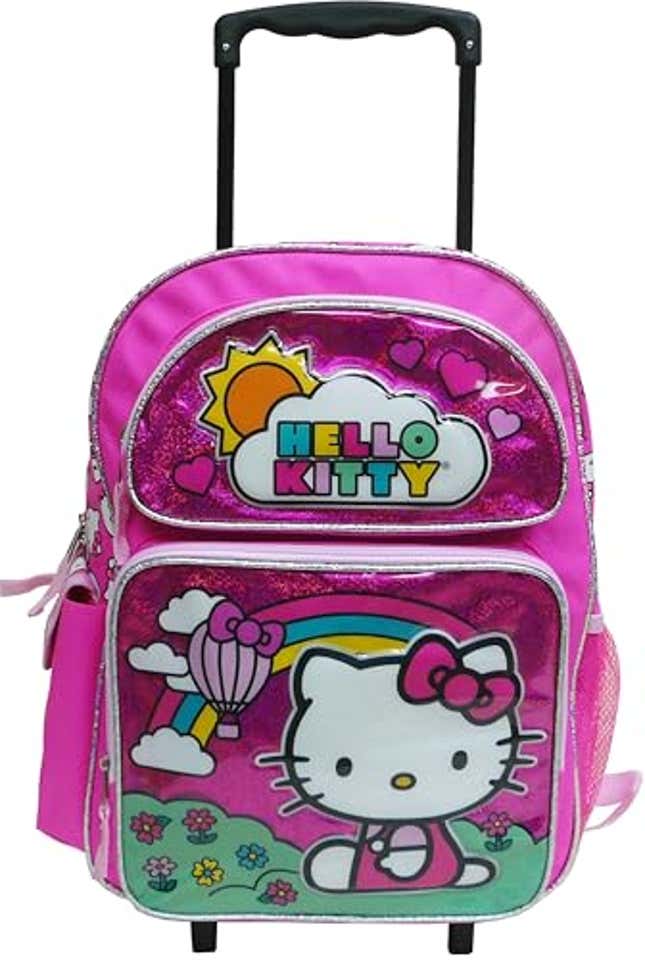 Image for article titled Pod Hello Kitty 16&quot; Large Rolling School Backpack Girls Book Bag, Now 10% Off