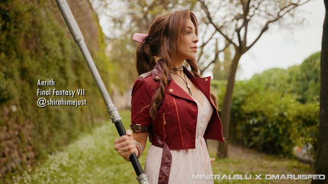 A photograph of a cosplayer at Il Volta Italy.