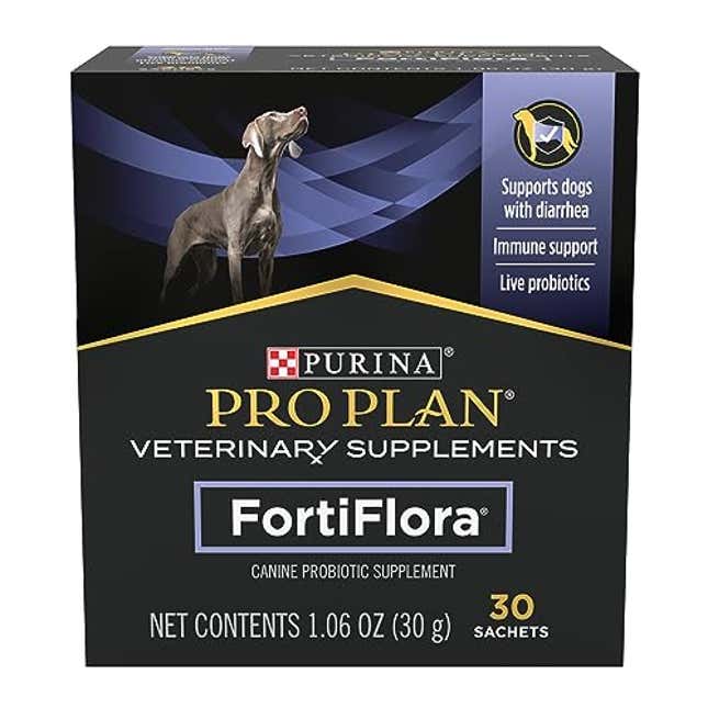 Image for article titled Purina Pro Plan Veterinary Supplements FortiFlora Dog Probiotic Supplement, Now 17% Off