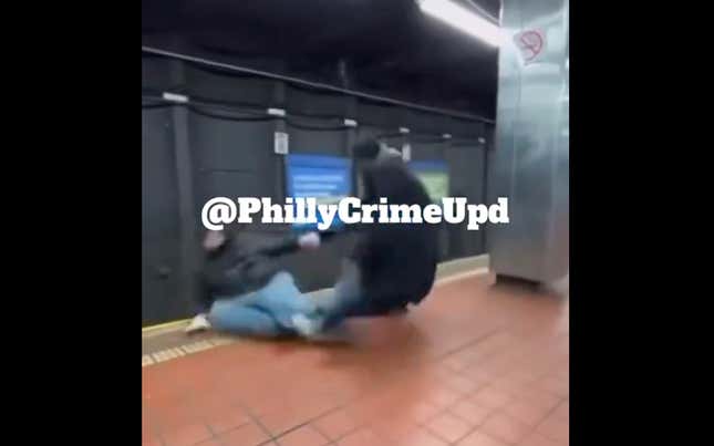 Image for article titled Trigger Warning: Graphic Video Shows Horrifying Scene at Philly Train Station