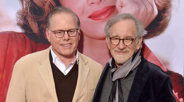 David Zaslav and Steven Spielberg