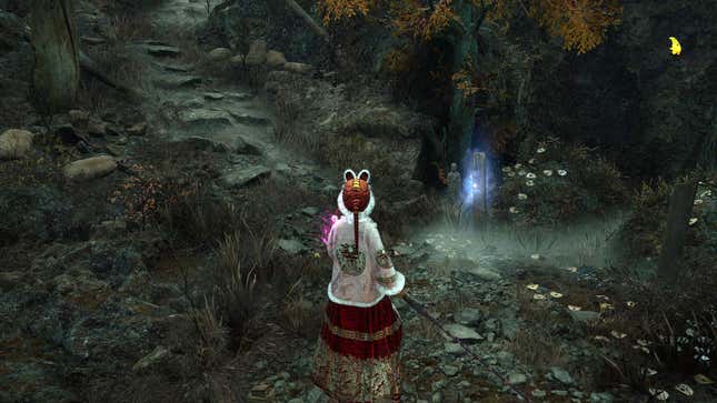 Where To Find All Faces Of The Past The protagonist of Wuchang stands before a gesture spot.