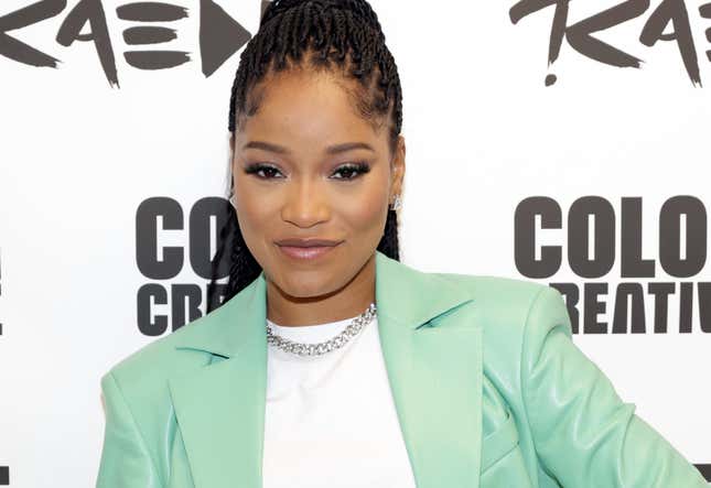 Keke Palmer poses for a picture at A Sip with Issa Rae and Keke Palmer during the HOORAE x Kennedy Center Weekend Takeover in Washington, D.C. March 27, 2022. (Photo by Tasos Katopodis/Getty Images for HOORAE)