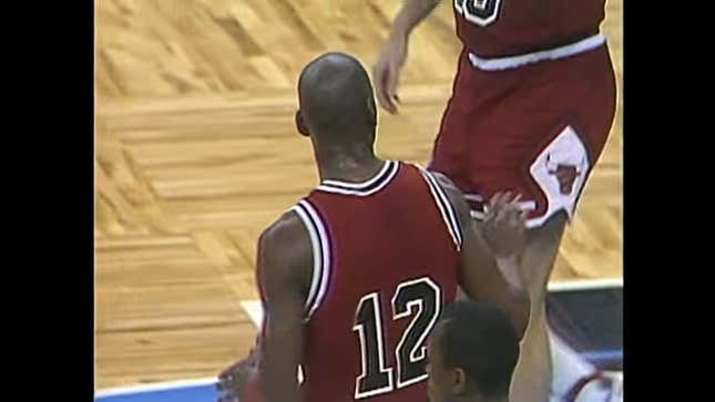 Image for article titled Remember that time Michael Jordan wore No. 12?