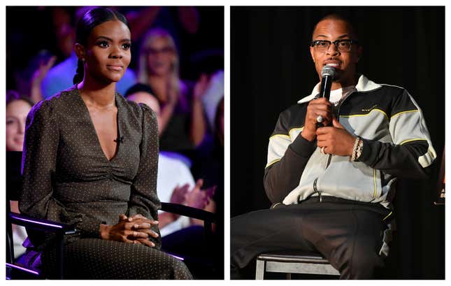 Image for article titled Candace Owens Calls T.I. Out for Being A Closeted What!?!!