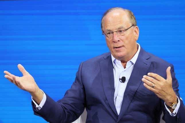 BlackRock CEO Larry Fink.