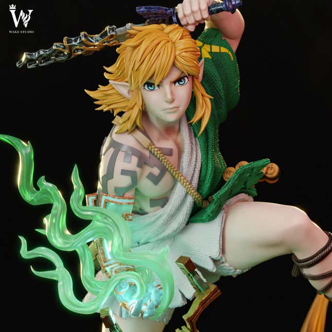 New Zelda: Tears Of The Kingdom Statue Looks Perfectly Bonkers
