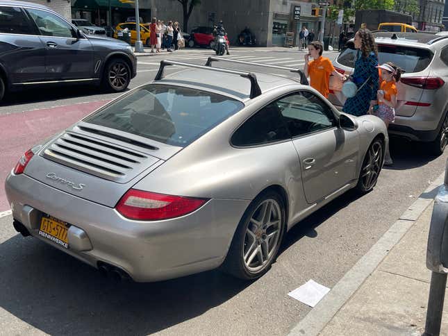 Cars on the streets of New York.