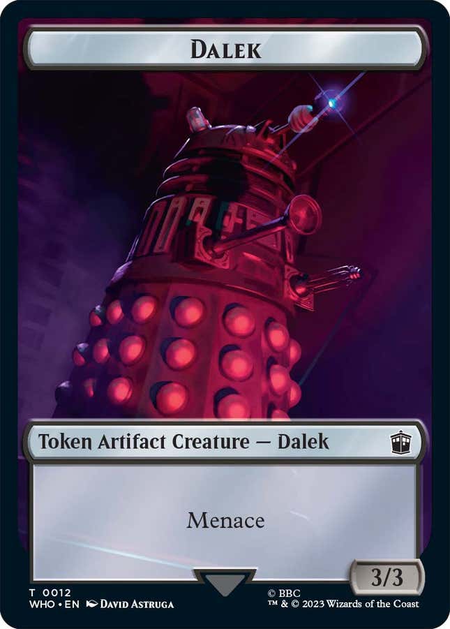 Image for article titled Get a Peek at Magic: The Gathering&#39;s New Doctor Who Set