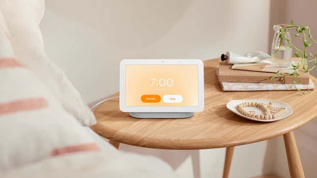 The Google Nest Hub can wake you up gently.