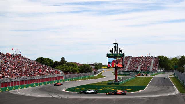 The hairpin at the 2018 Canadian Grand Prix