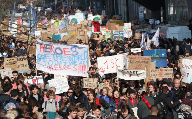 Greta Thunberg's student climate strike grows to 40 countries