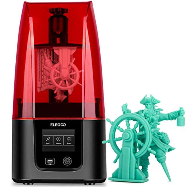 Image for article titled Unleash Your Creativity with 32% off a ELEGOO Resin 3D Printer