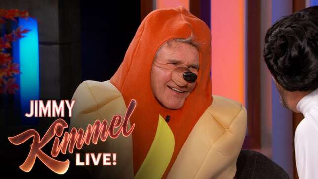 Here's Harrison Ford, Dressed as a Hot Dog, Talking About <i>Star Wars </i>