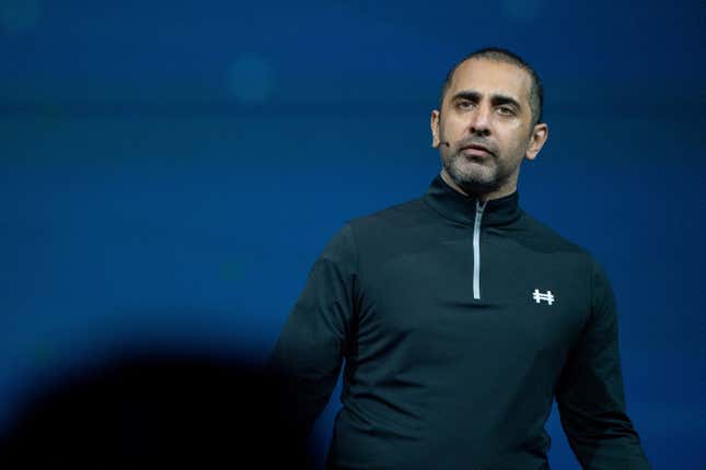 Balaji Srinivasan, former C.T.O. of Coinbase speaks during the SALT conference in Manhattan, New York City, U.S., September 14, 2022.