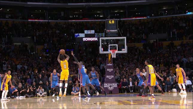 Nick Young Steals Ball From Teammate, Hits Game-Winning Shot