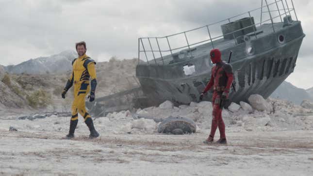 Hugh Jackman and Ryan Reynolds in Deadpool &amp; Wolverine 