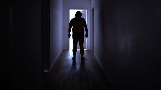 Image for article titled Terrifying Shadow Cast Across Hall As Roommate’s Hookup Lumbers Toward Bathroom