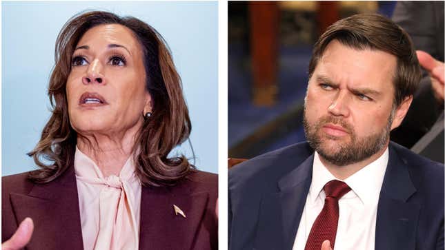 Image for article titled Welp! Kamala, Like Michelle Obama, Refuses to Be Fake When it Comes to JD Vance&#39;s Transition