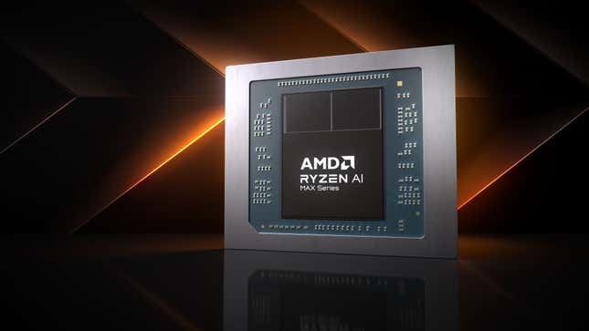 illustration of an AMD chip