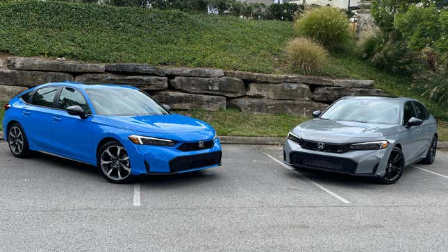 2025 Honda Civic Hatchback Hybrid und 2025 Honda Civic Si