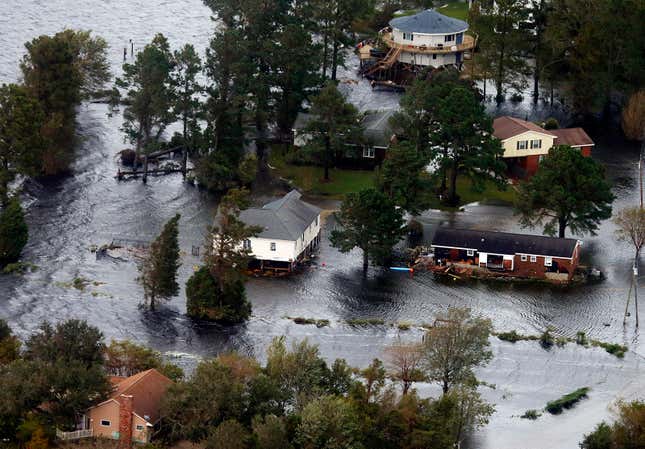 Image for article titled Photos: Florence’s destructive flooding, seen from the air