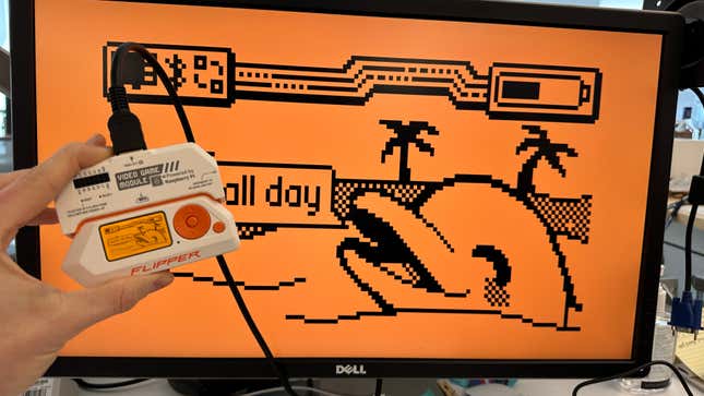 Image for article titled Flipper Zero Video Game Module Hands-on: Less Hackers’ Paradise, More Cool Tool