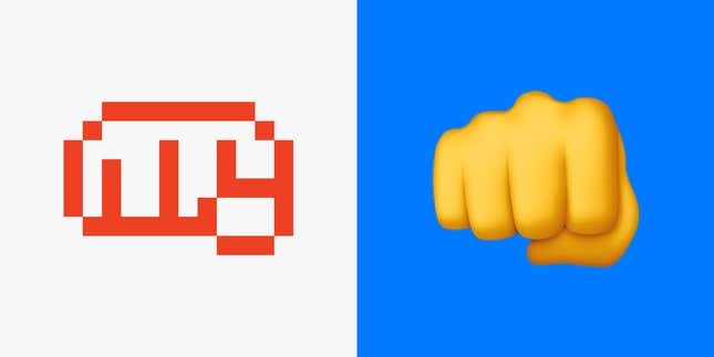 Fist-bumping, 20 years later.