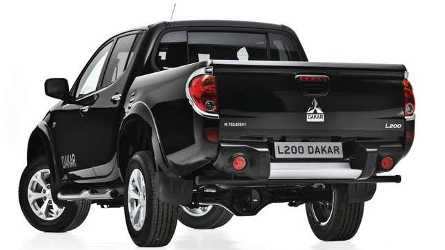 Image for article titled Give It Up For The 2006 Mitsubishi L200, The Toy Truck That Helped Mitsubishi Conquer Dakar