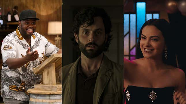 Carl Tart in Grand Crew; Penn Badgley in You; Camila Mendes in Riverdale