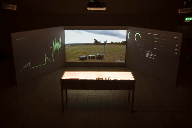 Image for article titled Artists are mining cryptocurrency with wind to fund climate science