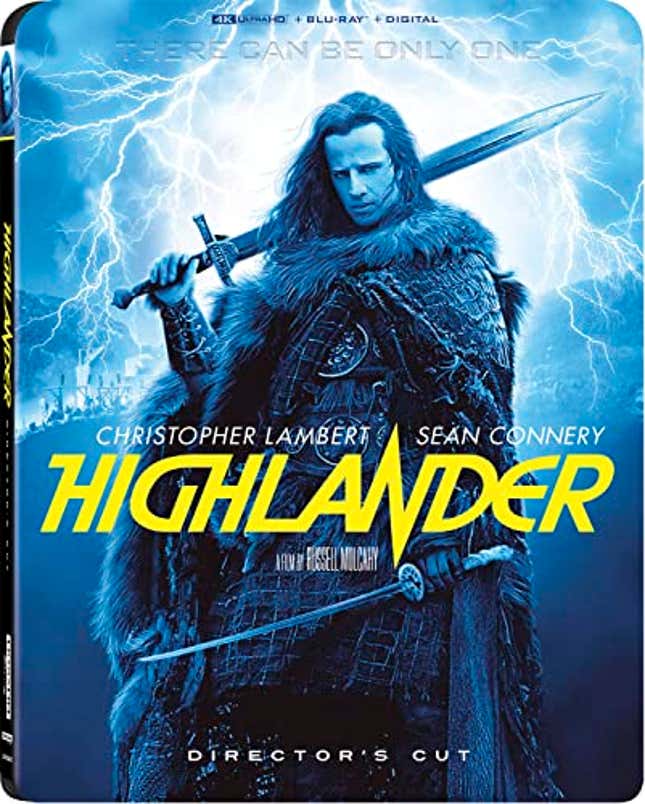 Image for article titled Highlander (30th Anniversary Edition) [4K UHD], Now 28% Off