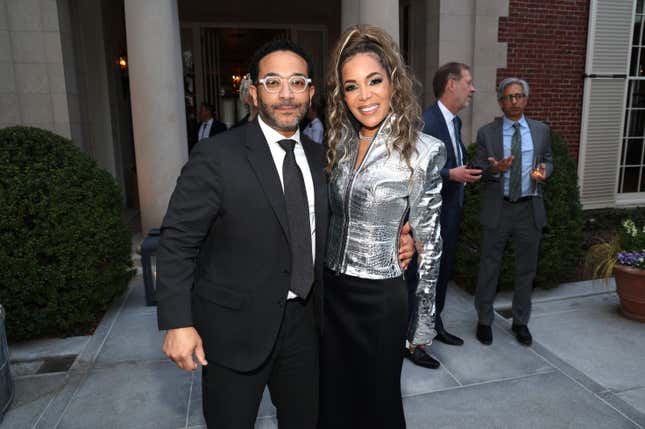 Emmanuel “Manny” Hostin and Sunny Hostin attend the 2024 Bezos Courage and Civility Awards on March 14, 2024 in Washington, DC.