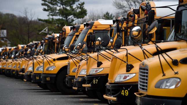 Image for article titled Thieves Jacked Catalytic Converters From A Fleet Of School Buses