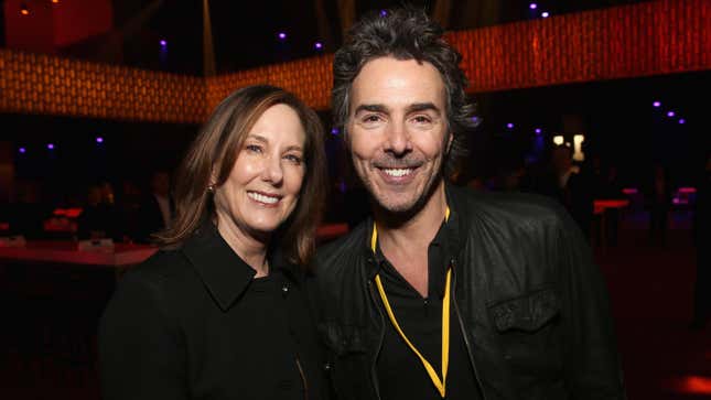 Kathleen Kennedy and Shawn Levy 