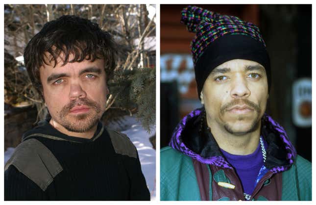 Peter Dinklage (left) and Ice-T (right)