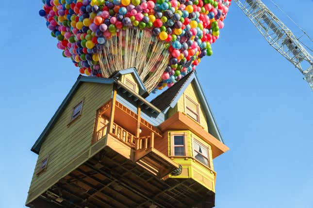 Pixar’s Up house airbnb