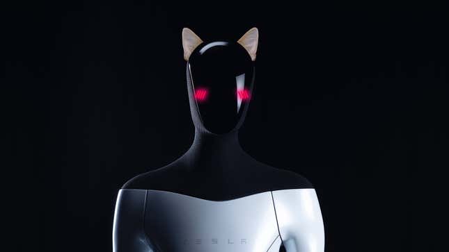 Robotic Cat Girl