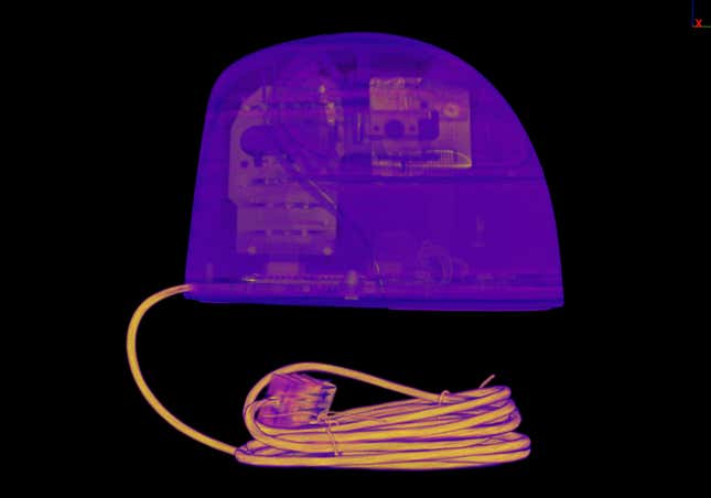 Image for article titled Here&#39;s What the Furby and Other Gadgets Look Like in a CT Scanner
