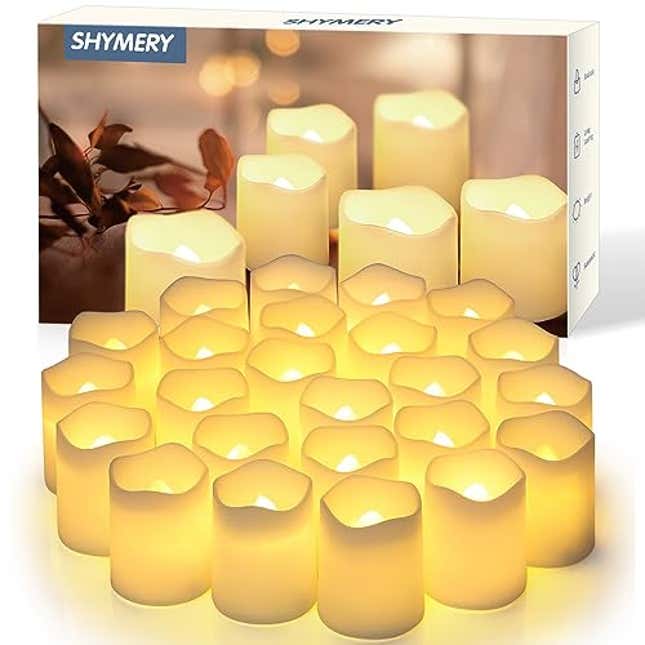 Image for article titled SHYMERY Flameless Votive Candles, Now 30% Off