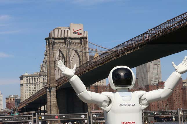 Alas, poor ASIMO! I knew him well, reader: A fellow of infinite jest