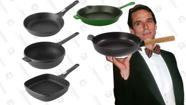 10&quot; Cast Iron Fry Pan | $65 | Target
10.25&quot; Cast Iron Fry Pan | $120 | Target
3pc Cast Aluminum Nonstick Set | $260 | Target