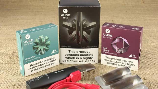 The FDA banned six Vuse Alto flavored vapes