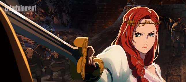 An image of the heroine from Lord of the Rings: The War of the Rohirrim