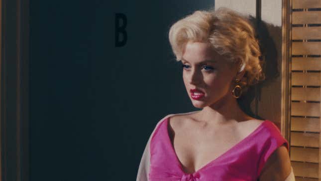 Ana de Armas as Marilyn Monroe in Blonde 